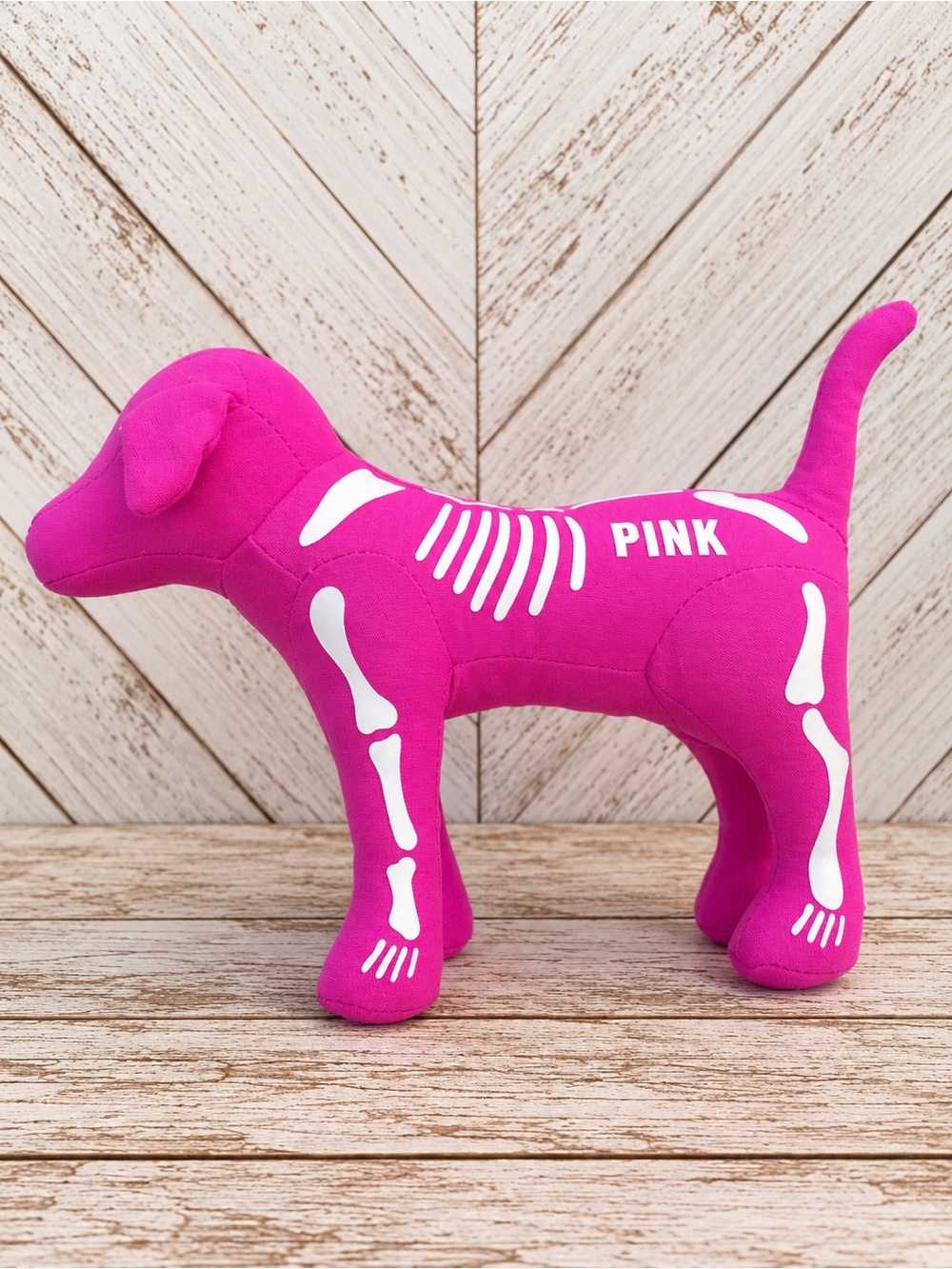 Victoria’s Secret PINK Skeleton Mini Pinkie Pup Plush Halloween 2023